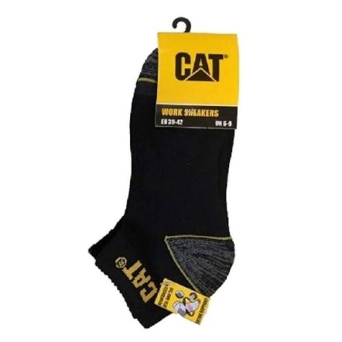 Caterpillar rövid zokni fekete 3 pár