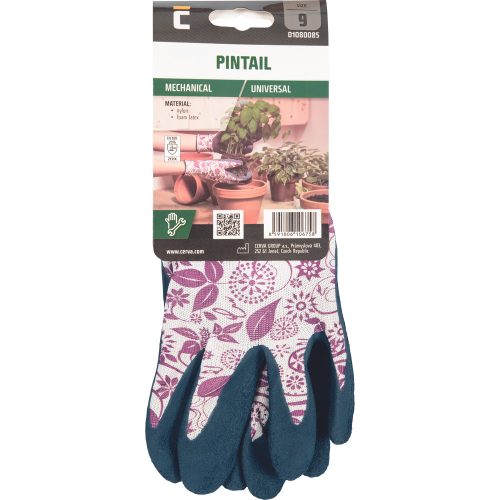 Cerva PINTAIL akasztófüles Női kesztyű navy/világos lila