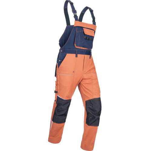 STIRLING STRETCH mellesnadrág téglaszín Mellrészes munkásnadrág - Munkaruházat, vadász és horgász ruházat