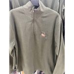 Hímzett polár vadászpulóver