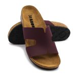 Leon 4054 LEON Comfort női bőr klumpa bordó