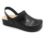 Leon 5002 Comfort női bőr klumpa fekete