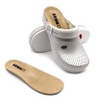 Leon 5002 Comfort női bőr klumpa perla