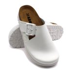 Leon 6005 LEON Comfort női bőr klumpa feher