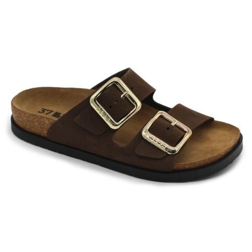 7010 LEON Comfort női bőr papucs