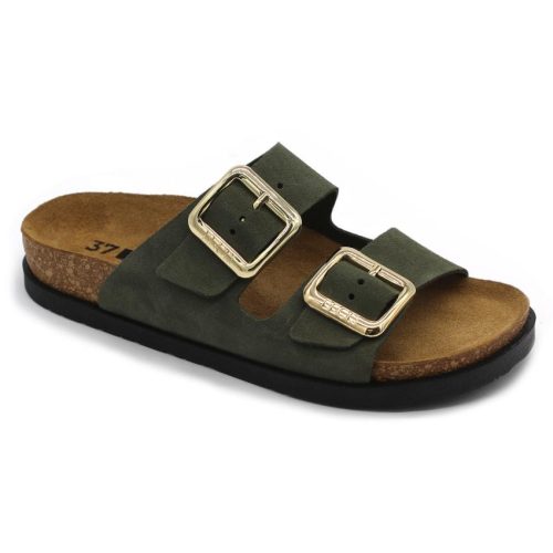 7010 LEON Comfort női bőr papucs