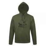 Kapucnis vadászpulóver vaddisznó mintával